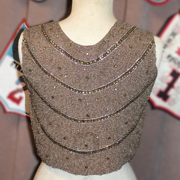 Haute Hippie-Embellished Top- Small - Picture 2 of 2